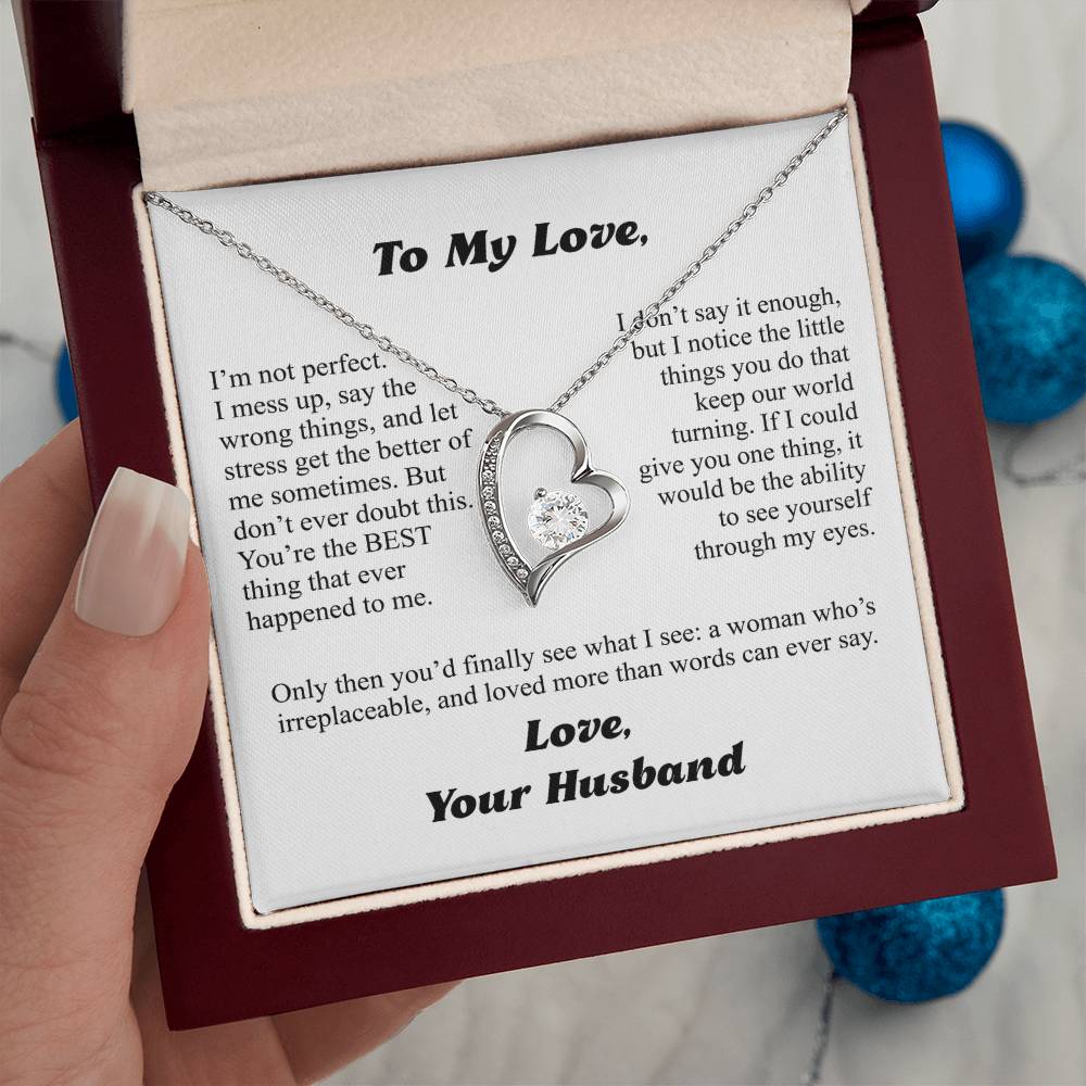 To My Wife — More Than Words Forever Love Necklace