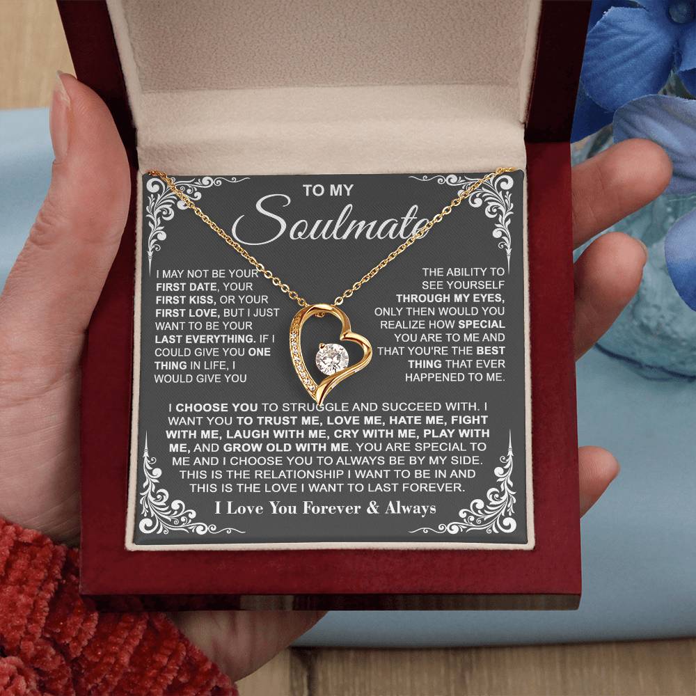 To My Soulmate — I Choose You Forever Love Necklace