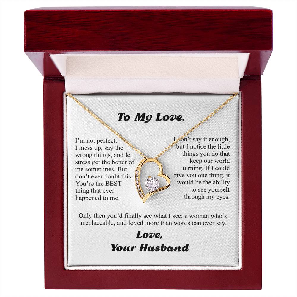 To My Wife — More Than Words Forever Love Necklace