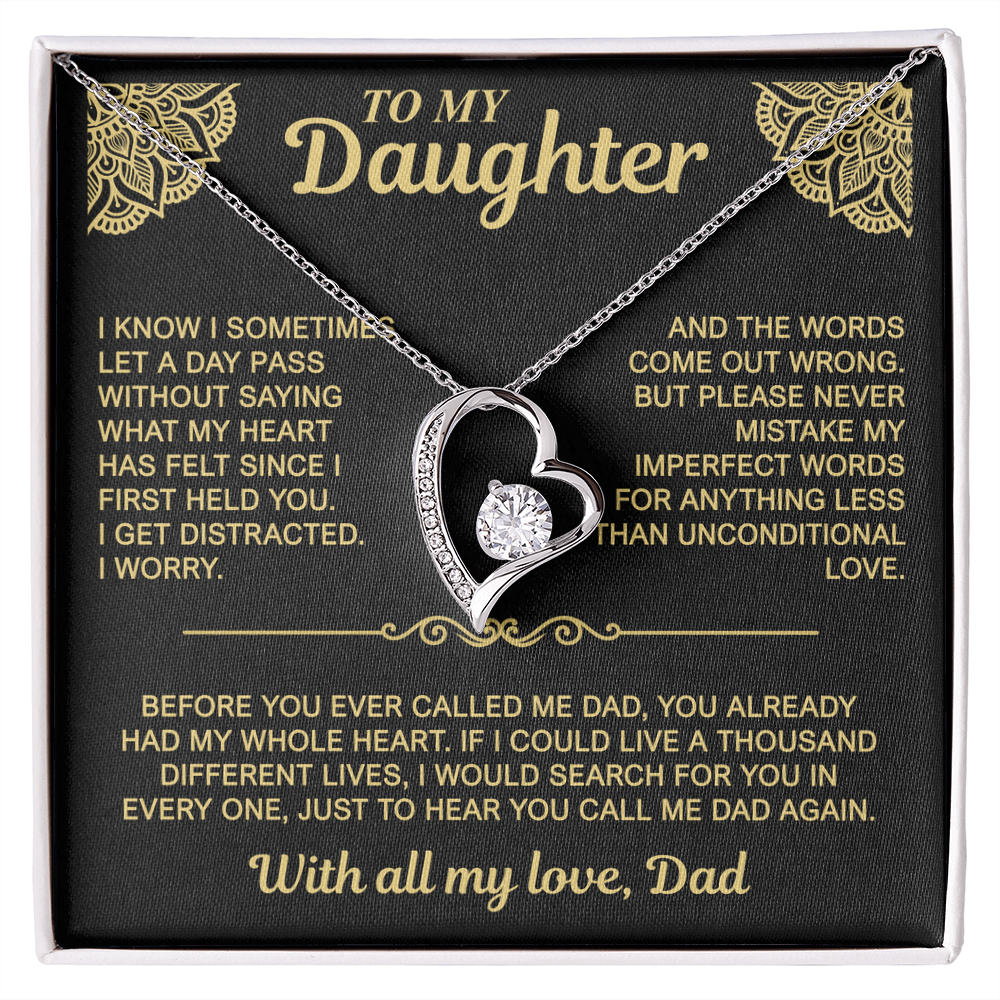 To My Daughter — In a Thousand Lifetimes | Forever Love Necklace
