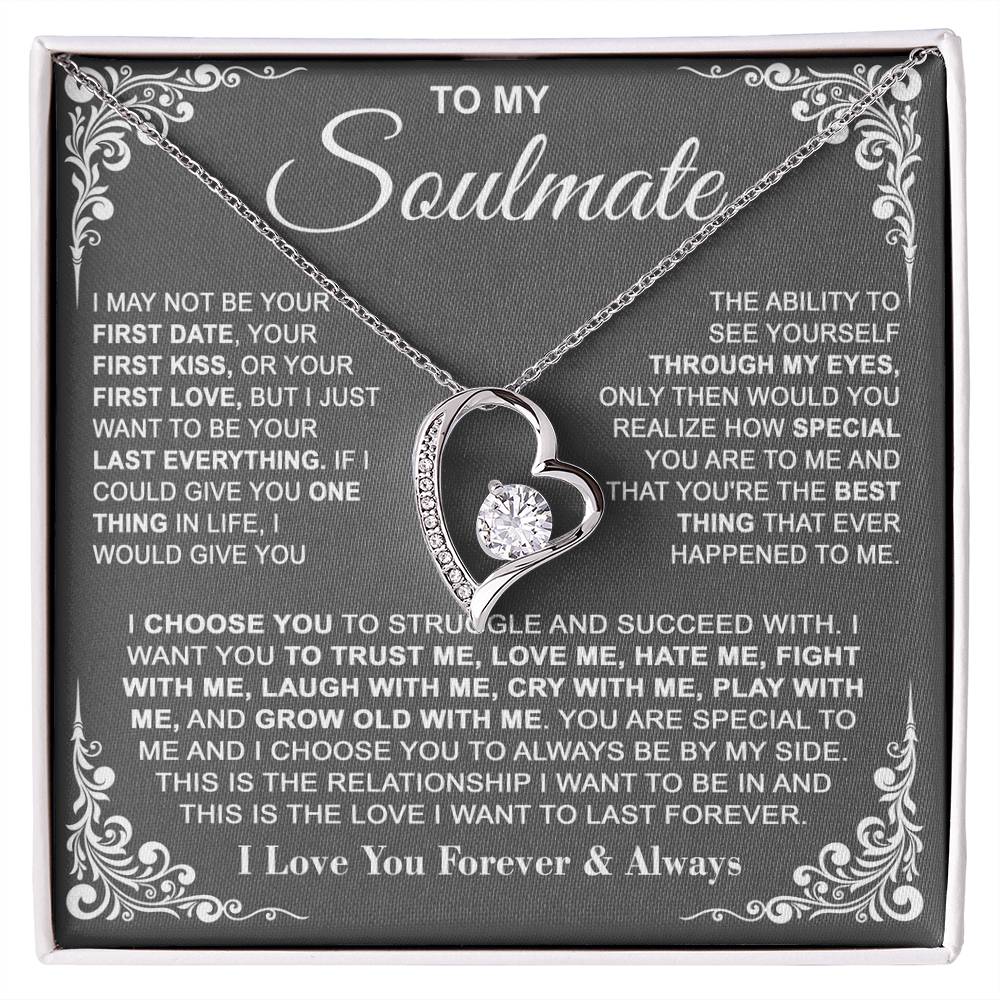 To My Soulmate — I Choose You Forever Love Necklace