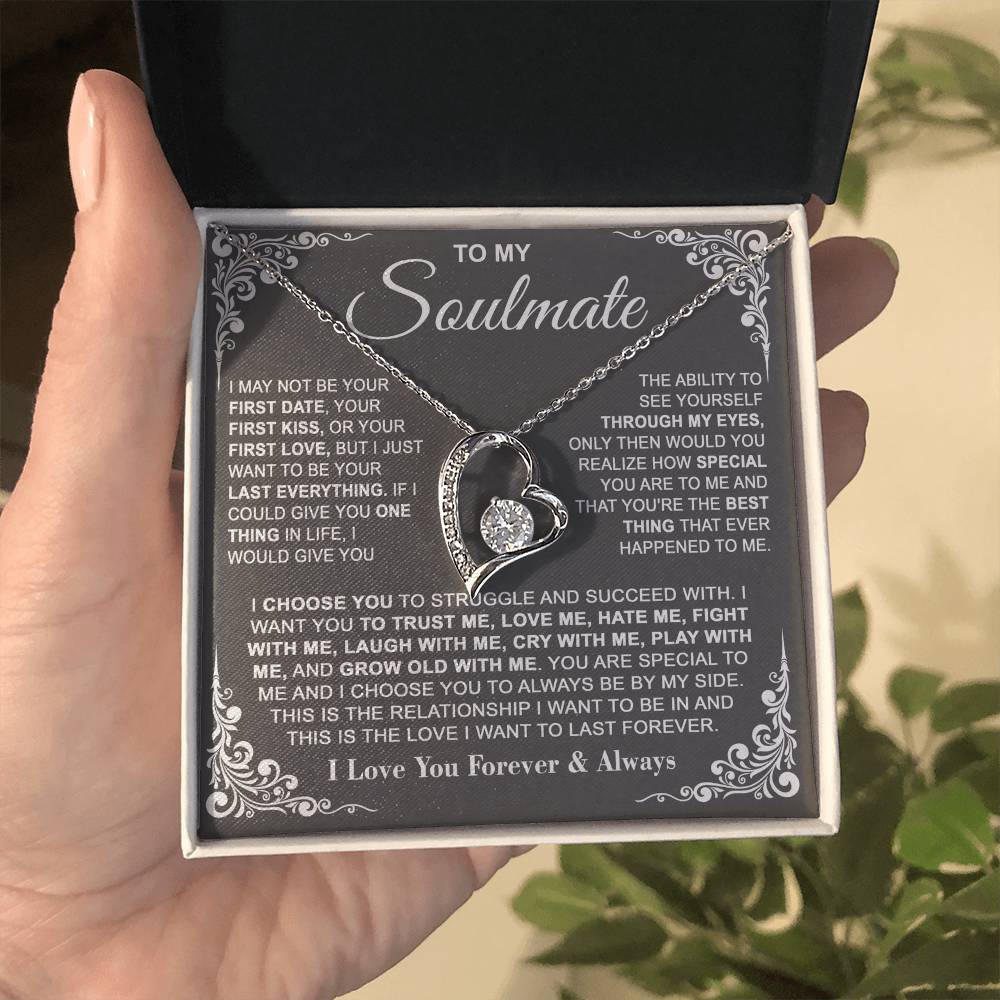To My Soulmate — I Choose You Forever Love Necklace