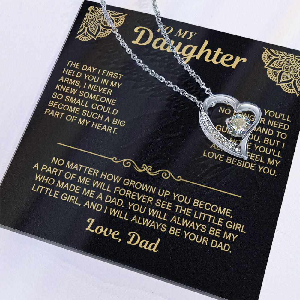 To My Daughter — Always My Little Girl | Forever Love Necklace