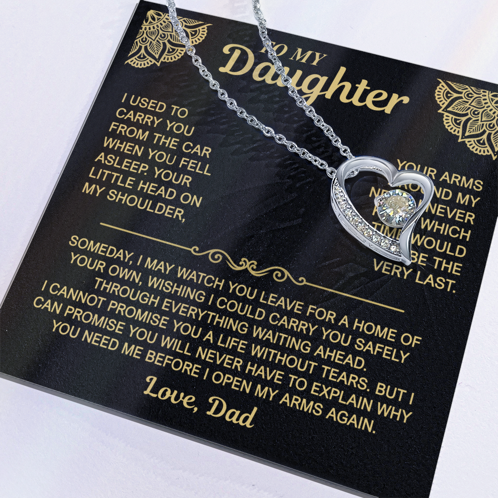 To My Daughter — My Arms Are Always Open | Forever Love Necklace