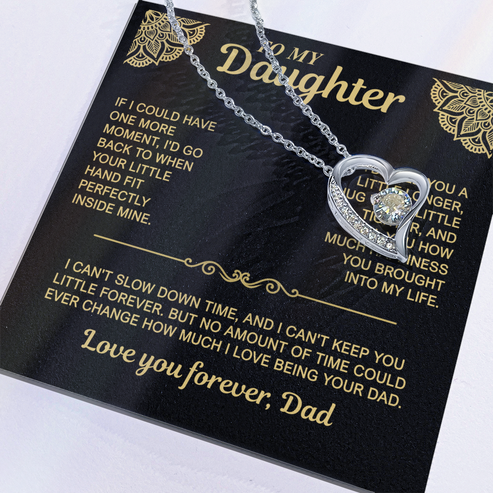To My Daughter — One More Moment | Forever Love Necklace
