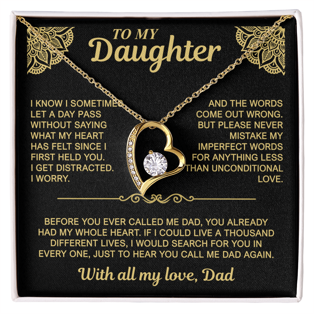 To My Daughter — In a Thousand Lifetimes | Forever Love Necklace
