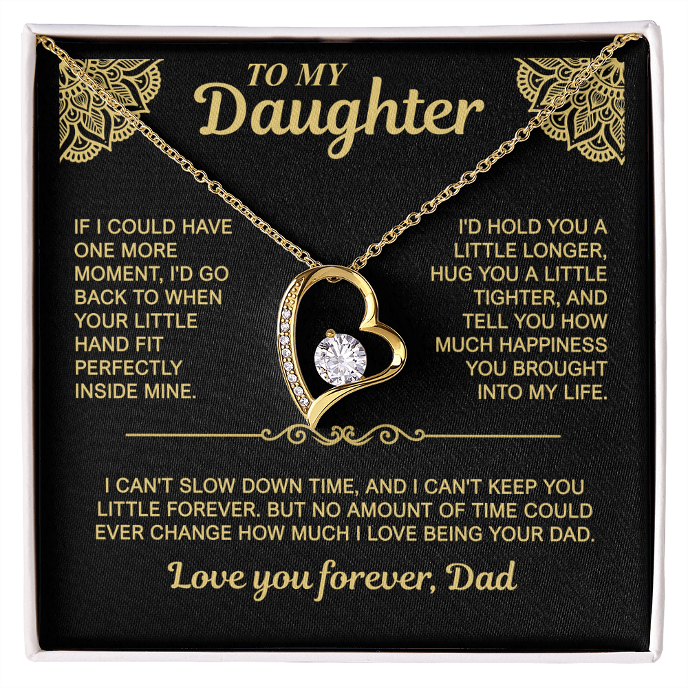 To My Daughter — One More Moment | Forever Love Necklace