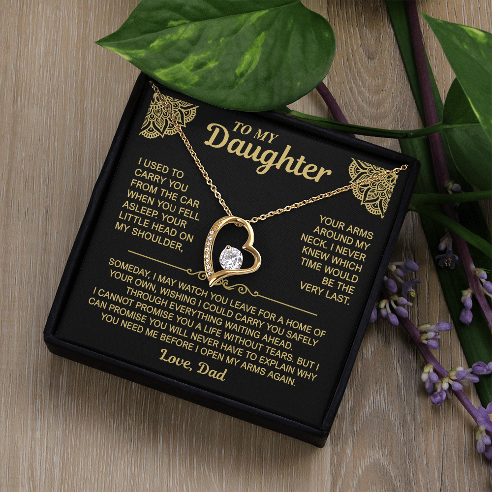 To My Daughter — My Arms Are Always Open | Forever Love Necklace