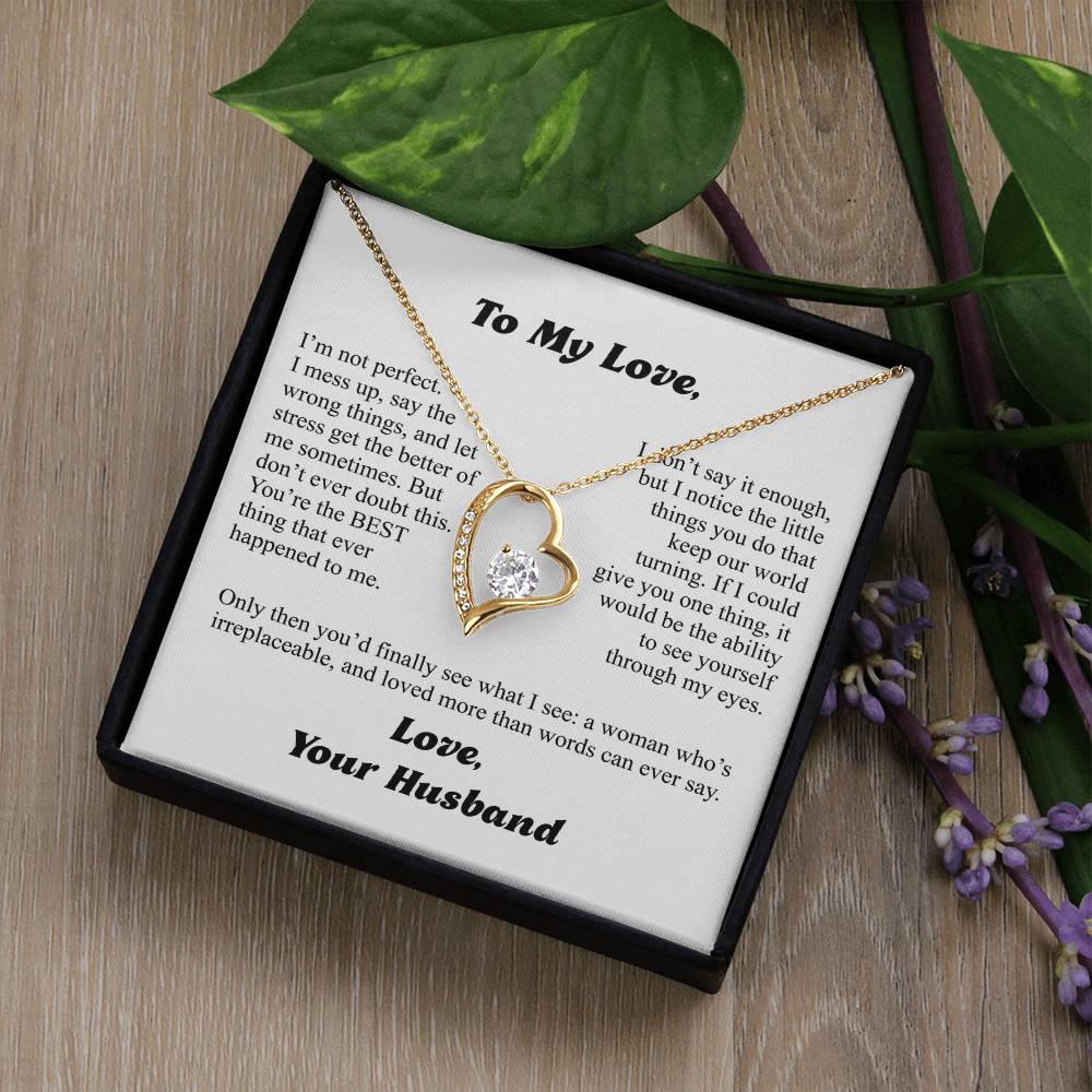 To My Wife — More Than Words Forever Love Necklace