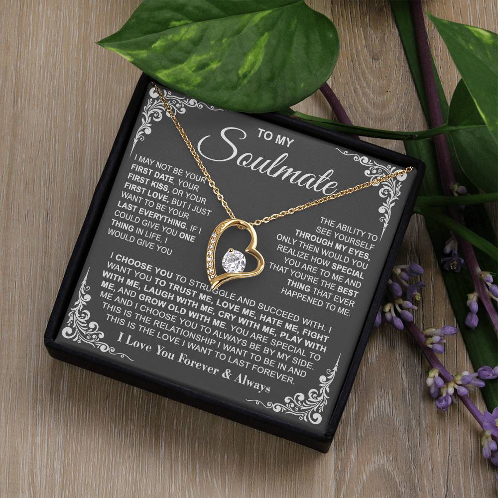To My Soulmate — I Choose You Forever Love Necklace