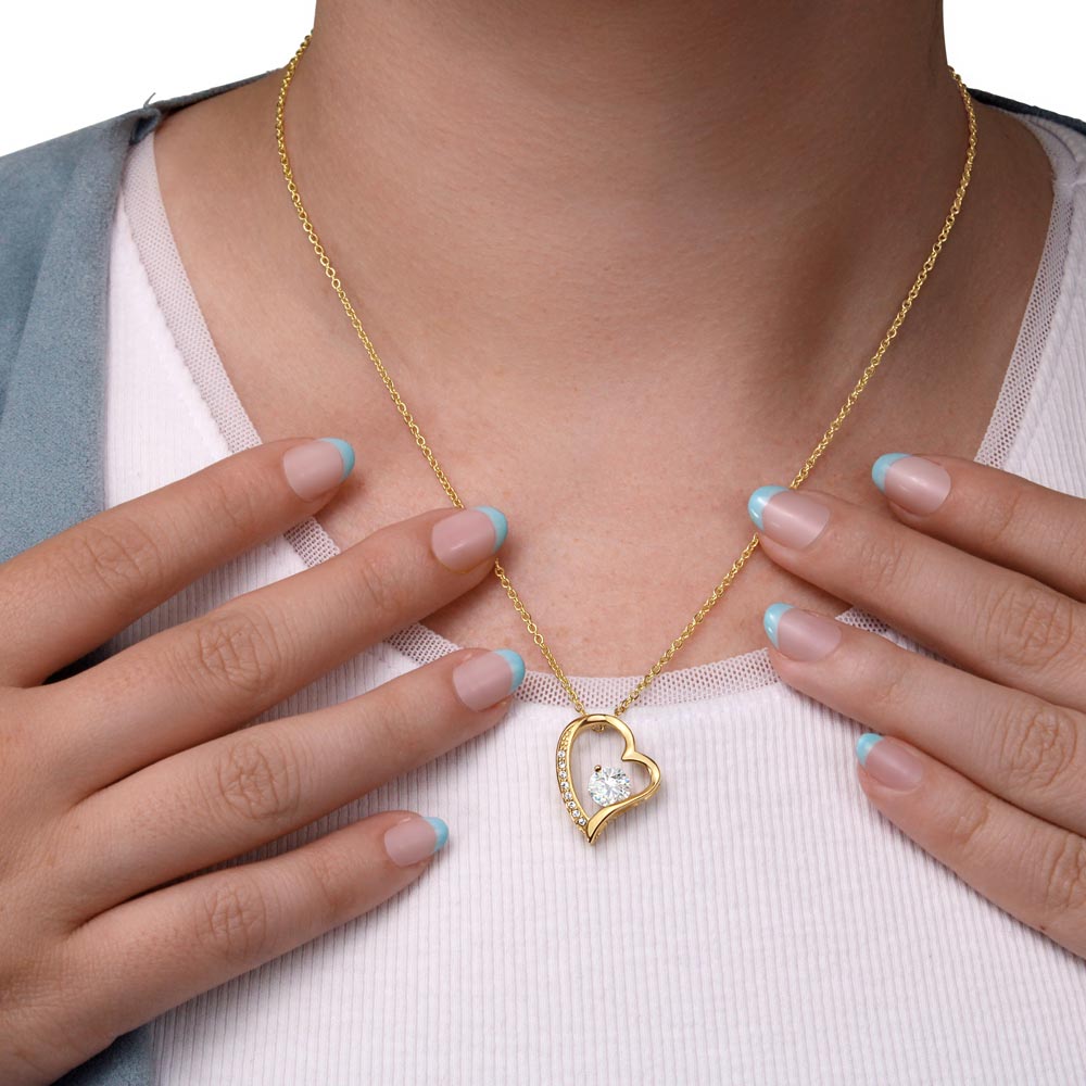 To My Daughter — For the Rest of Mine Forever Love Necklace