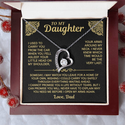 To My Daughter — My Arms Are Always Open | Forever Love Necklace