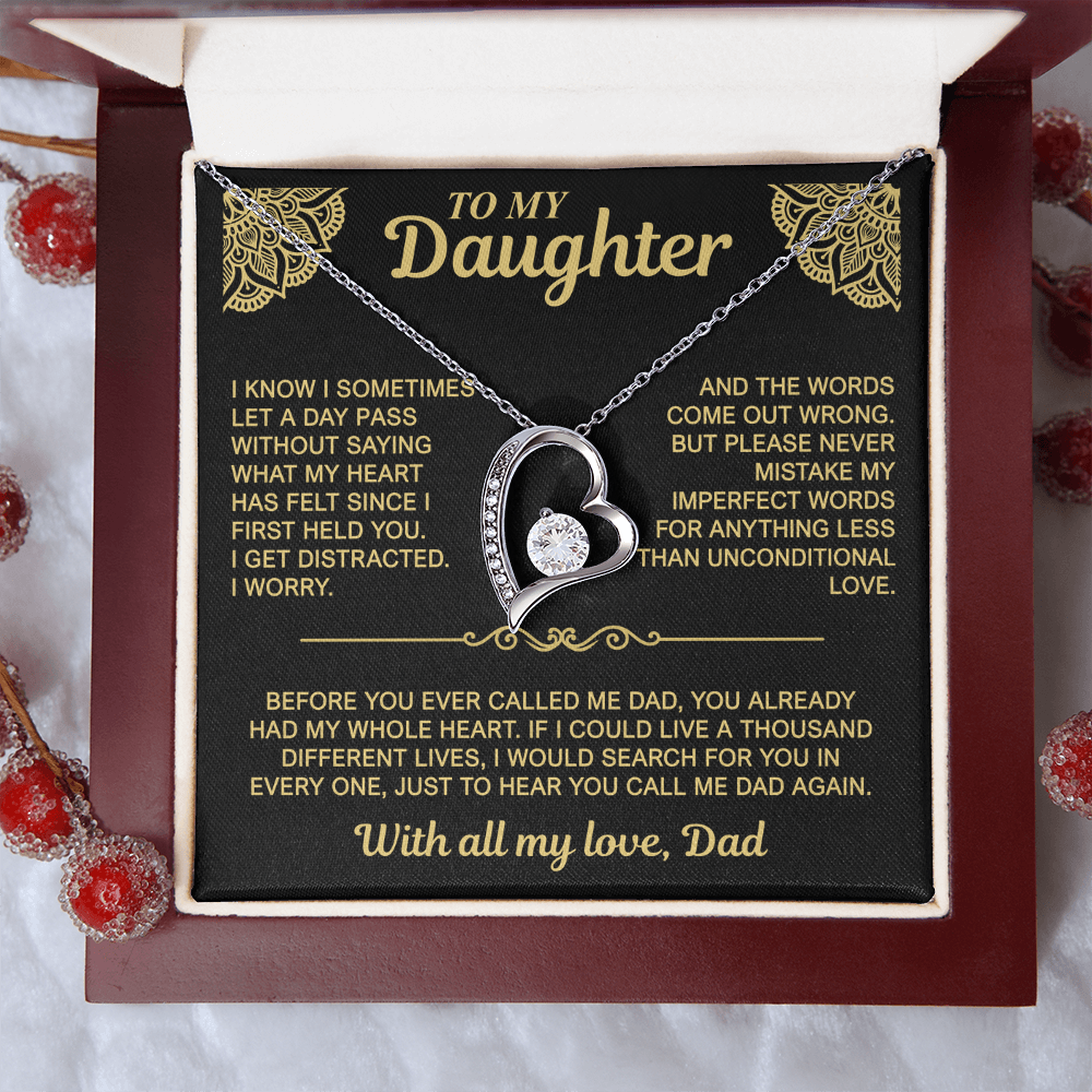 To My Daughter — In a Thousand Lifetimes | Forever Love Necklace