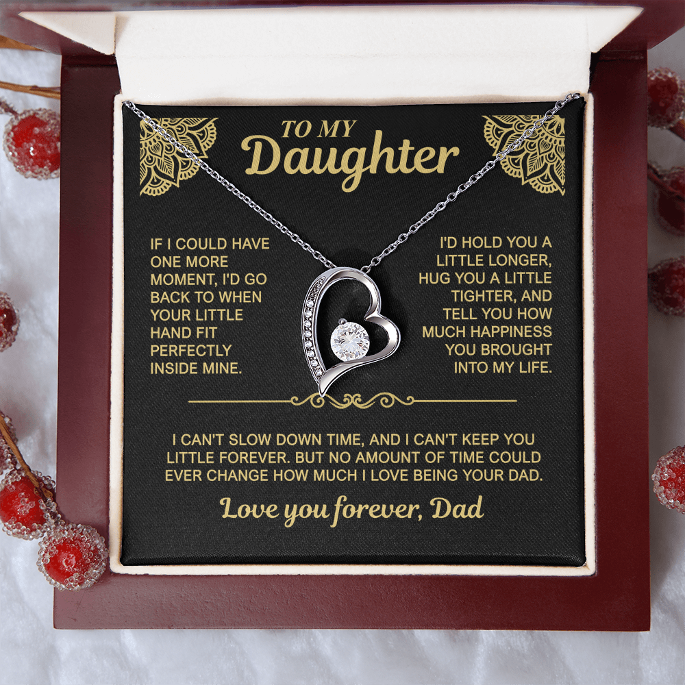 To My Daughter — One More Moment | Forever Love Necklace