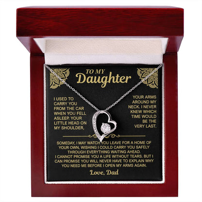 To My Daughter — My Arms Are Always Open | Forever Love Necklace