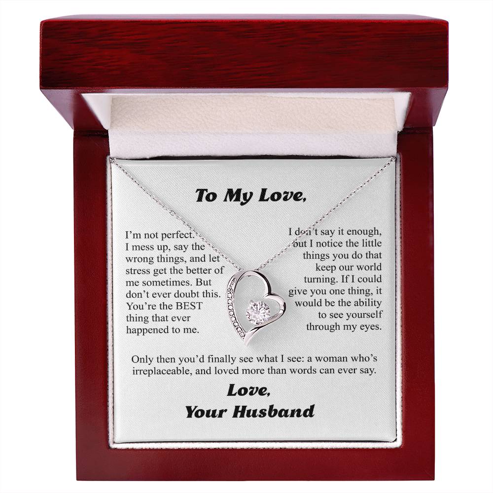 To My Wife — More Than Words Forever Love Necklace