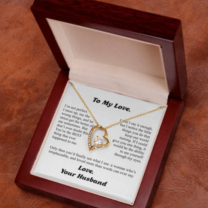 To My Wife — More Than Words Forever Love Necklace