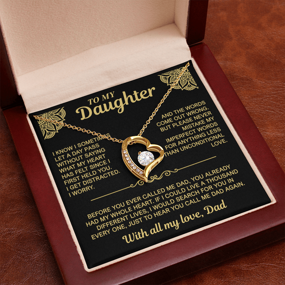 To My Daughter — In a Thousand Lifetimes | Forever Love Necklace