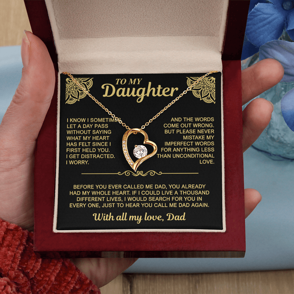 To My Daughter — In a Thousand Lifetimes | Forever Love Necklace