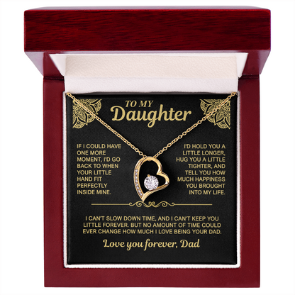 To My Daughter — One More Moment | Forever Love Necklace