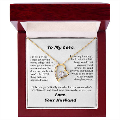 To My Wife — More Than Words Forever Love Necklace