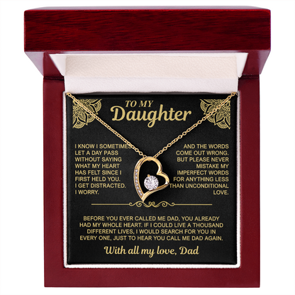 To My Daughter — In a Thousand Lifetimes | Forever Love Necklace