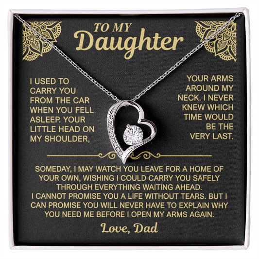 To My Daughter — My Arms Are Always Open | Forever Love Necklace