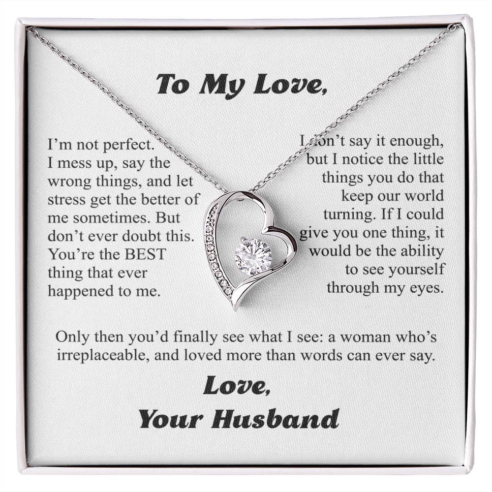 To My Wife — More Than Words Forever Love Necklace
