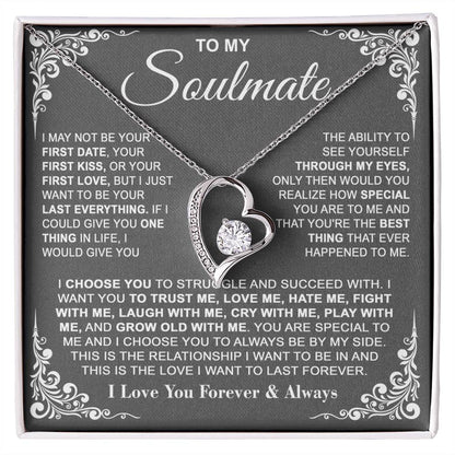 To My Soulmate — I Choose You Forever Love Necklace