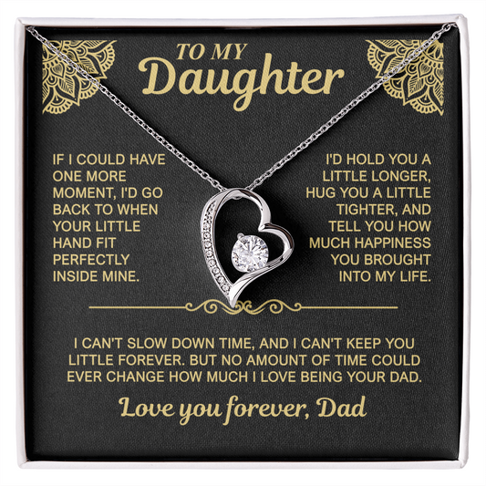 To My Daughter — One More Moment | Forever Love Necklace