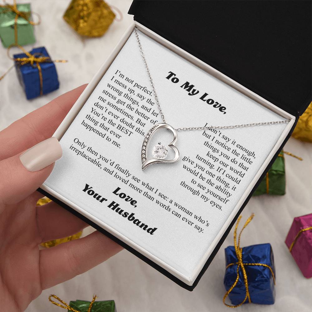 To My Wife — More Than Words Forever Love Necklace