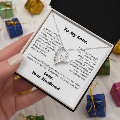 To My Wife — More Than Words Forever Love Necklace