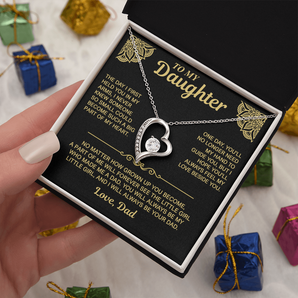 To My Daughter — Always My Little Girl | Forever Love Necklace