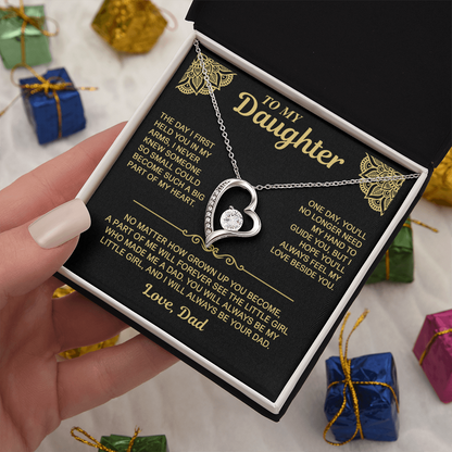 To My Daughter — Always My Little Girl | Forever Love Necklace