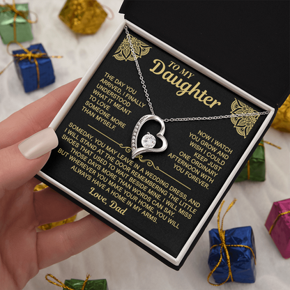 To My Daughter — Always a Home in My Arms | Forever Love Necklace