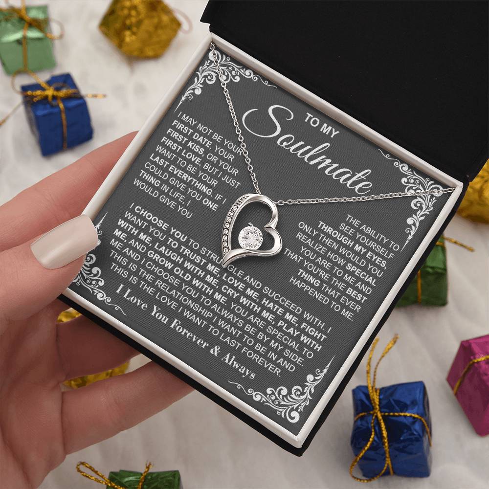 To My Soulmate — I Choose You Forever Love Necklace