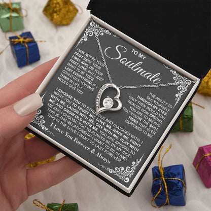 To My Soulmate — I Choose You Forever Love Necklace