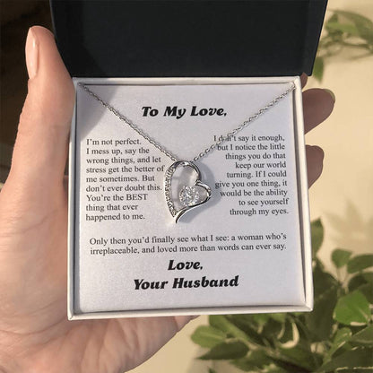 To My Wife — More Than Words Forever Love Necklace