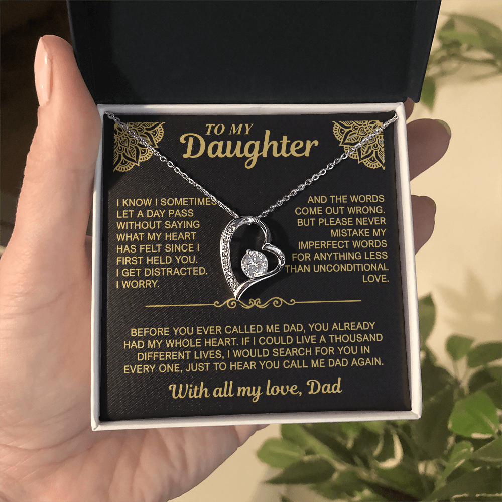 To My Daughter — In a Thousand Lifetimes | Forever Love Necklace