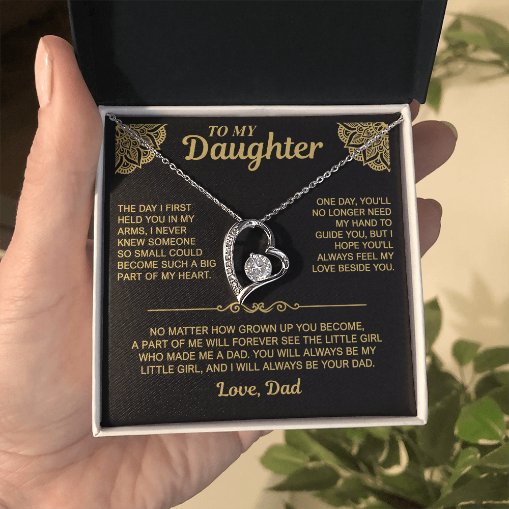 To My Daughter — Always My Little Girl | Forever Love Necklace