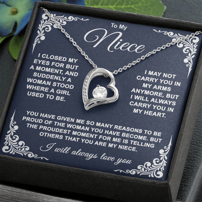 To My Niece — So Proud of You Forever Love Necklace