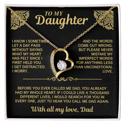 To My Daughter — In a Thousand Lifetimes | Forever Love Necklace