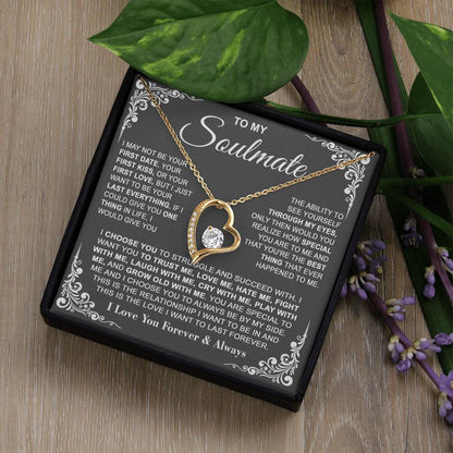 To My Soulmate — I Choose You Forever Love Necklace