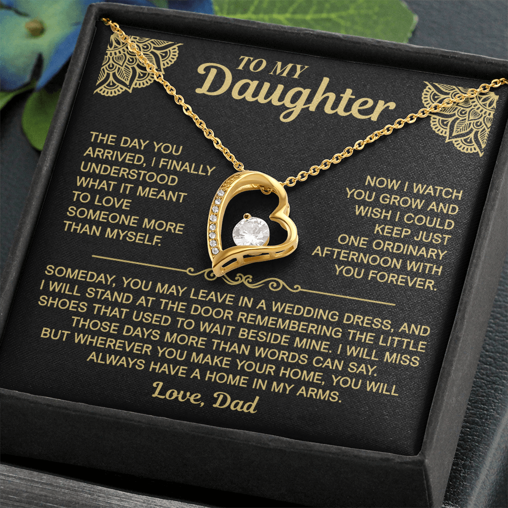 To My Daughter — Always a Home in My Arms | Forever Love Necklace
