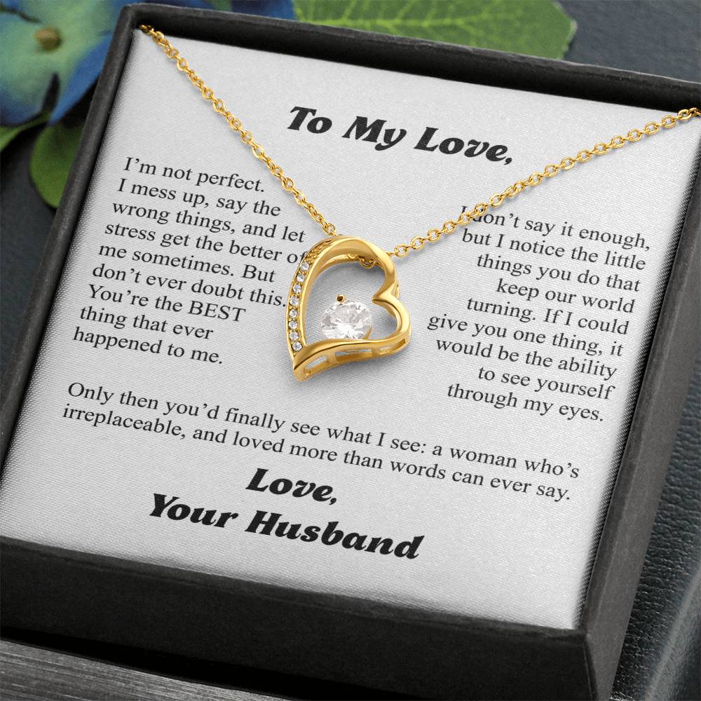 To My Wife — More Than Words Forever Love Necklace