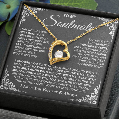 To My Soulmate — I Choose You Forever Love Necklace