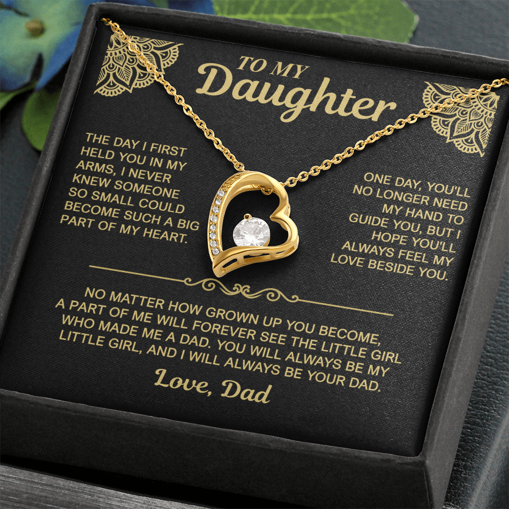 To My Daughter — Always My Little Girl | Forever Love Necklace