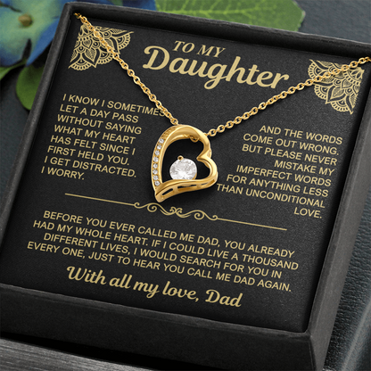 To My Daughter — In a Thousand Lifetimes | Forever Love Necklace